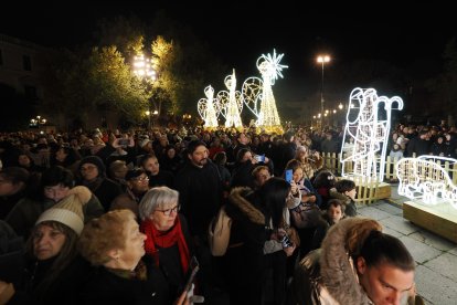 Inauguración del alumbrado navideño de Valladolid