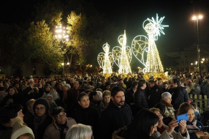 Inauguración del alumbrado navideño de Valladolid