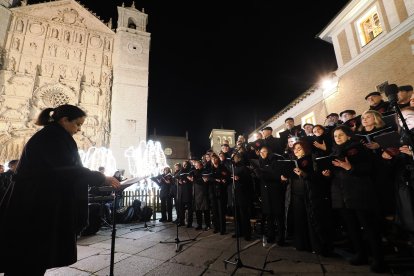 Inauguración del alumbrado navideño de Valladolid