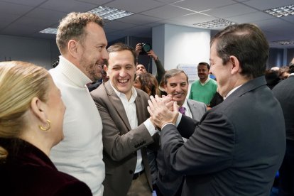 El presidente del Partido Popular de Castilla y León, Alfonso Fernández Mañueco, clausura el foro de presentación de los indicadores del proyecto ‘Castilla y León entre las 3 mejores comunidades de España’.