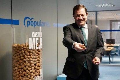 El presidente del Partido Popular de Castilla y León, Alfonso Fernández Mañueco, clausura el foro de presentación de los indicadores del proyecto ‘Castilla y León entre las 3 mejores comunidades de España’.