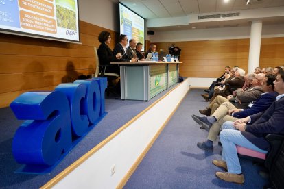 El presidente de Acor, Jesús Posadas, el vicepresidente, Eliseo Veganzones, el secretario, Ramón Bocos y el director general, José Luis Domínguez