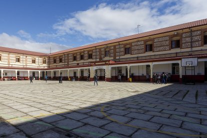 Patio de la prisión burgalesa.