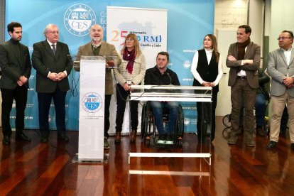 Acto conmemorativo del 25 aniversario de CERMI Castilla y León en el CES