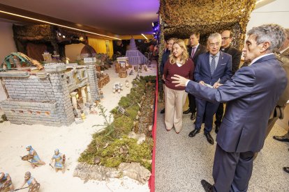 Escena de la XXXIII edición del Belén Monumental del Ejército.