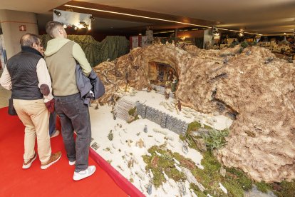 Escena de la XXXIII edición del Belén Monumental del Ejército.