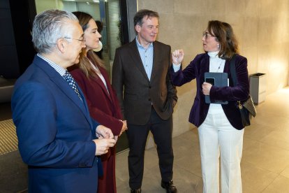 Roberto Saiz, Adriana Ulibarri, Borja Suárez y María González Corral.