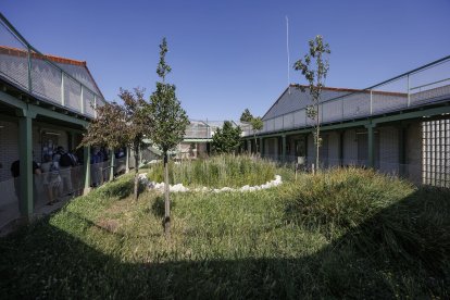 Un momento de una visita al Centro de Biodiversidad de Burgos.