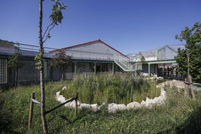 Un momento de una visita al Centro de Biodiversidad de Burgos.