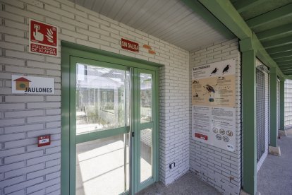 Un momento de una visita al Centro de Biodiversidad de Burgos.