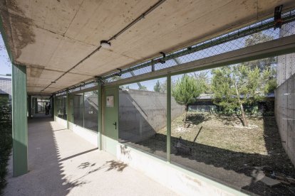 Un momento de una visita al Centro de Biodiversidad de Burgos.