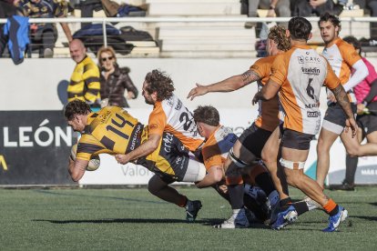 Imagen del partido entre Recoletas Burgos Caja Rural y Les Abelles.