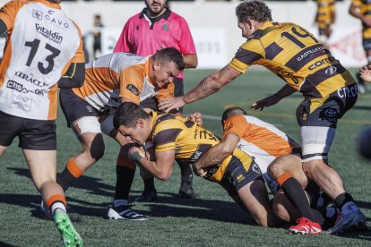 Imagen del partido entre Recoletas Burgos Caja Rural y Les Abelles.