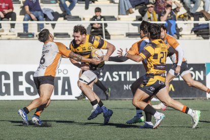 Imagen del partido entre Recoletas Burgos Caja Rural y Les Abelles.