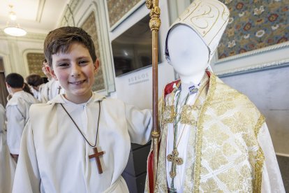 Imagen de la ceremonia de proclamación del Obispillo.