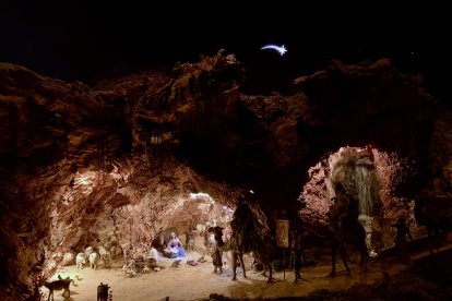 Escenas del Belén de la localidad de Renuncio, en la provincia de Burgos.