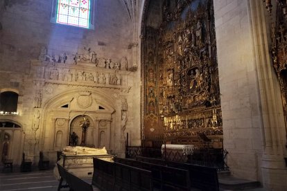 Estampa de la capilla de la Concepción de la Catedral de Burgos.