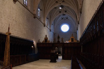 Nave de la iglesia de la Cartuja de la Miraflores.