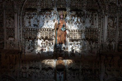 'Milagro de la luz' en la iglesia de San Nicolás de Bari.