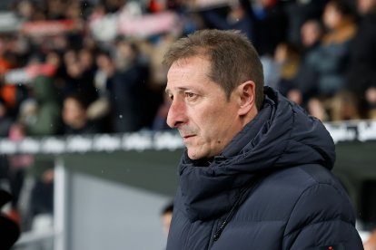 Luis Miguel Ramis, entrenador del Burgos CF.