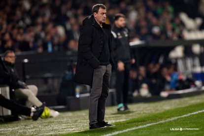 Jesús Galván, entrenador del CD Mirandés.