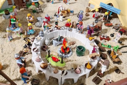 Las aventuras de Astérix y Obélix siempre acaban con una comilona de jabalíes.