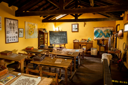 El museo rural palentino que late contra el olvido. El Museo Etnográfico 'La Calceta' en Santa Olaja de la Vega.