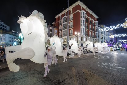 Cabalgata de los Reyes Magos en Burgos 2026.