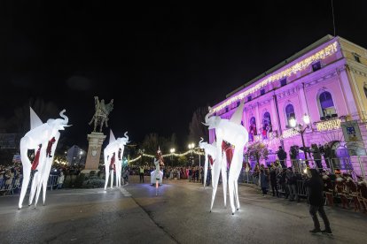 Cabalgata de los Reyes Magos en Burgos 2026.
