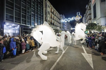 Cabalgata de los Reyes Magos en Burgos 2026.