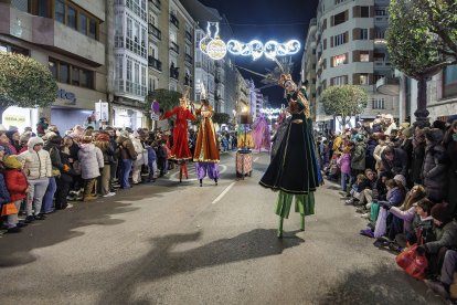 Cabalgata de los Reyes Magos en Burgos 2026.