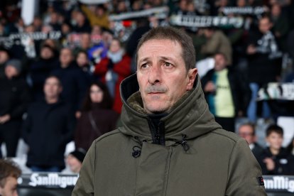 Imagen del partido entre el Burgos CF y el Eibar.