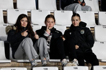 Imagen del partido entre el Burgos CF y el Eibar.