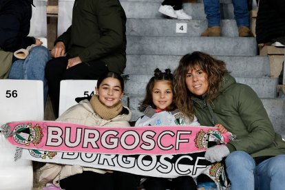 Imagen del partido entre el Burgos CF y el Eibar.