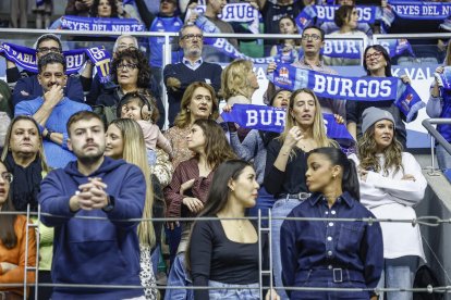 Imagen del partido entre el Recoletas Salud San Pablo Burgos y el Joventut.