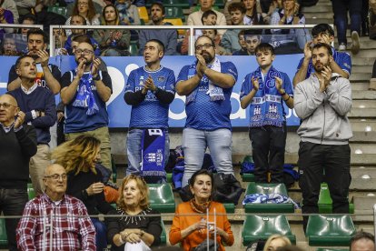 Imagen del partido entre el Recoletas Salud San Pablo Burgos y el Joventut.