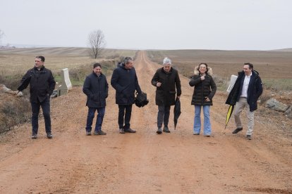 La consejera de Agricultura, Ganadería y Desarrollo Rural, María González Corral, presenta el resultado final del proceso de concentración parcelaria de la zona de Los Oteros.