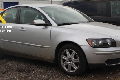 Uno de los vehículos recuperados.