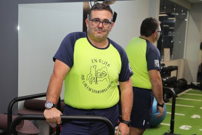 El presidente de la Asociación En Ruta por las Enfermedades Raras de Palencia, Fernando Alejandro Román