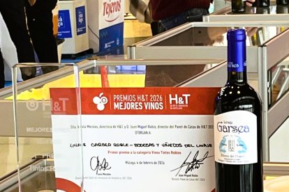 El vino Roble 2024 de Linaje Garsea, mejor vino del Salón H&T 2026.