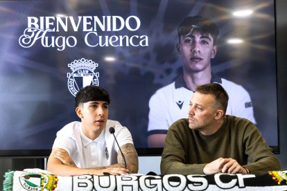 Michu destacó la ilusión y el compromiso de Hugo Cuenca en su llegada al Burgos CF.