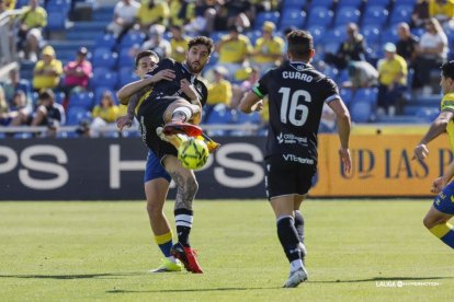 Imagen del partido entre Las Palmas y el Burgos CF.