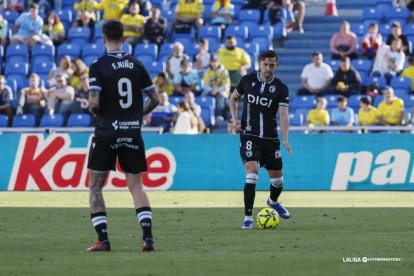 Imagen del partido entre Las Palmas y el Burgos CF.