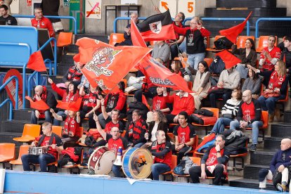 Imagen del partido entre el UBU San Pablo Burgos 2031 y el Contazara Zaragoza.