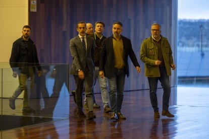 El presidente de Vox, Santiago Abascal, presenta a los candidatos de la formación a las elecciones autonómicas del 15 de marzo de 2026