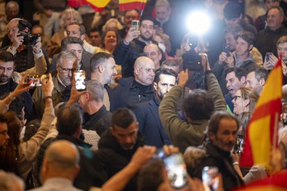 El presidente de Vox, Santiago Abascal, presenta a los candidatos de la formación a las elecciones autonómicas del 15 de marzo de 2026