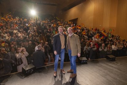 El presidente de Vox, Santiago Abascal, presenta a los candidatos de la formación a las elecciones autonómicas del 15 de marzo de 2026