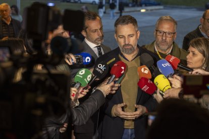 El presidente de Vox, Santiago Abascal, presenta a los candidatos de la formación a las elecciones autonómicas del 15 de marzo de 2026