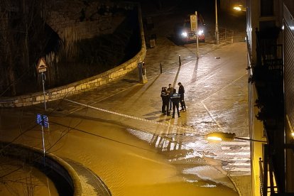 Desbordamiento del río Duero en Aranda de Duero