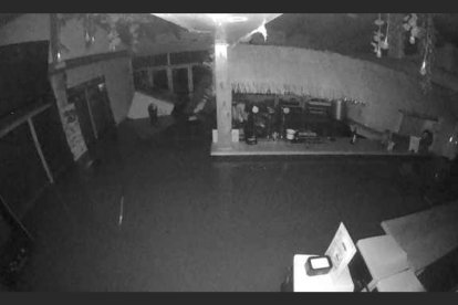 Imagen de la primera noche de la cámara de seguridad